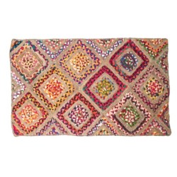 Tapis d'entrée Multicolore 70% Coton 30% Jute 1*70*120cm