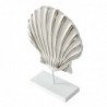 Figure Concha Mar Blanco de Mdf | Figure marine Figure Marine Figures 32x8x25cm