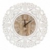 MDF White Mosaic Wall Watch | Vintage Wall Watch Walk Mur 60x5x60cm