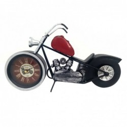 Black Metal Vintage Motorcycle | Table de table décorative table de table montre 20x8x36cm table