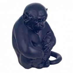 Singes de résine noire | Figure mono décoration Décoration moderne Figures 15x10x13cm