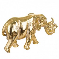 Dorado Resin Elephant | Figure d'éléphant Figures de résine pour la décoration de la figure de jardin 18x10x33cm