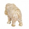 Dorado Resin Elephant | Figure d'éléphant Figures de résine pour la décoration de la figure de jardin 12x7x18cm