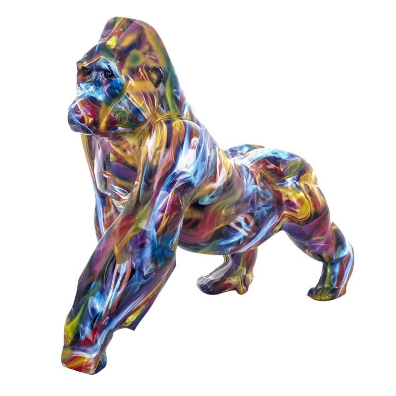 Figurine de singe en résine multicolore 48*57*28cm