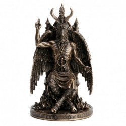 Figure Statue de la résine Baphomet Dorado | Figurines de la personne figurines pour la décoration de figurines de jardin 24x14