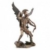 Figure Arc Angel Uriel Dorado de Resin | Figure de figure de personne pour la décoration de la figure de jardin 22x9x15cm