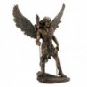 Dorado Resin Archange Figure | Figurines de la personne figurines pour la décoration de figurines de jardin 31x11x26cm