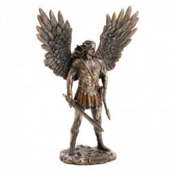 Figure San Miguel Dorado de Resin Sword | Figurines de la personne figurines pour la décoration de figurines de jardin 28x9x19c