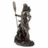 Figure Dieu de North Njord Dorado de Resin | Figurines de figurines pour le jardin 25x9x15cm