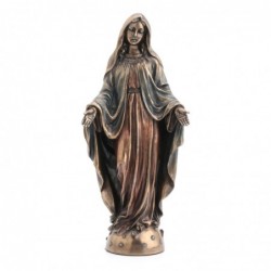 Figure Maria Dorado de Resin | Figurines de la personne figurines pour la décoration de figurines de jardin 20x6x10cm