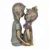 Figure Young Couple embrasse Dorado Resin | Personne figurines Figures de résine pour jardin 32x14x20cm