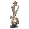 Musicien de figure Dorado Resin Saxophone | Figure de figure de personne pour la décoration de la figure de jardin 48x12x17cm