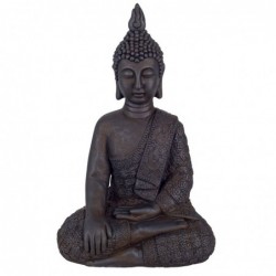 Bouddha Assis Black Resin |...