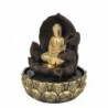 Bouddha avec lumière en résine dorée | Source bouddhas de la chance Bouddha Luck 27x20x20cm