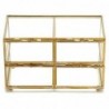 Golden Glass Vitrina Organizer Jewelry Glass | SPEAU 11X10X18CM