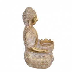 Dorado Resin Bouddha | Bouddha Figure Resin Figures pour le jardin Figure Resin Decoration CM