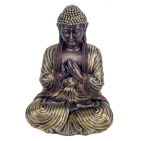 Buddha Figure Resin noir | Bouddha Figure Resin Figures pour le jardin Figure Resin Decoration CM