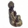 Buddha Figure Resin noir | Bouddha Figure Resin Figures pour le jardin Figure Resin Decoration CM