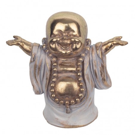 Figure Happy Dorado Resin Monk | Bouddha Figure Resin Figures pour le jardin Figure Resin Decoration CM