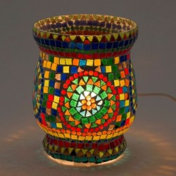 Verre multicolore de la lampe marocaine | Lampe de lampe de table lampes morquies CM