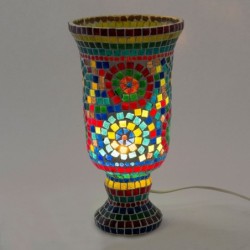 Verre multicolore de la lampe marocaine | Lampe de lampe de table lampes morquies CM