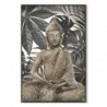 Bouddha Back Back Black Paint | Pictures de table Pictures de salon de décoration pour les chambres modernes CM