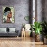 Green African Women's Table of Paint | Pictures de table Pictures de salon de décoration pour les chambres modernes CM