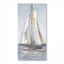 Blue Painting Sailboat Box | Pictures de table Pictures de salon de décoration pour les chambres modernes CM