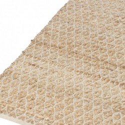 Tapis marron 100% yute | Carpet d'entrée Esparto Hack Rectangular Esparto Carpet CM