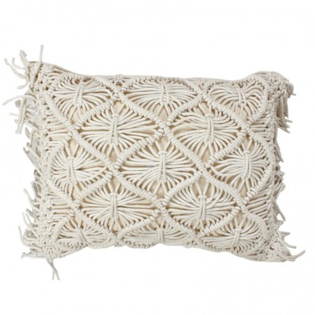 Coussin blanc de | Coussin de coussin boho cm