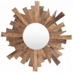 Miroir en bois marron |...