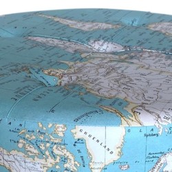 Tabouret MDF bleu et PVC 33*80*80cm Tabouret Monde