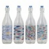 Bouteilles avec pack 4 unités Cuisine Cuisine | Ustensiles bleus - 31x8x8 cm