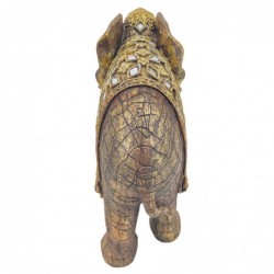 Signes Grimalt by SIGRIS - Figure d'éléphant Figures | Animaux dorés - 16x16x18 cm