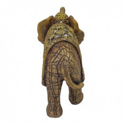 Signes Grimalt by SIGRIS - Figure d'éléphant Figures | Éléphants africains et dorés - 10x9x9 cm