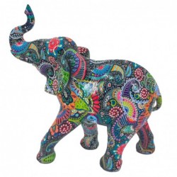 Signes Grimalt by SIGRIS - Figure d'éléphant Figures | Animaux multicolores - 10x7x7 cm