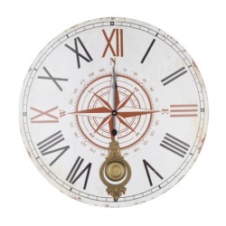 Horloge MDF blanche 59*5*59cm