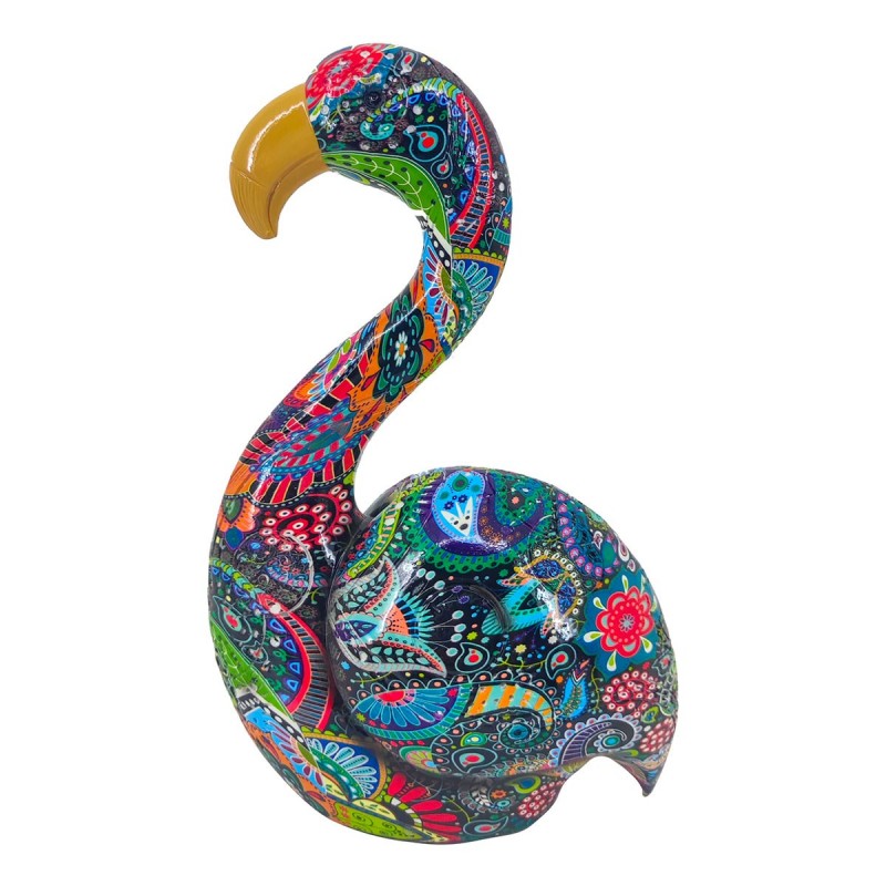 Figure flamand Figures | Animaux multicolores - 26x9x16 cm