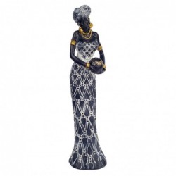 Signes Grimalt by SIGRIS - Figure Figures de femmes africaines | Éléphants africains et bruns - 33x6x7 cm