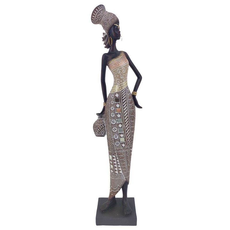 Signes Grimalt by SIGRIS - Figure africaine Figures | Éléphants africains et bruns - 10x4x12 cm