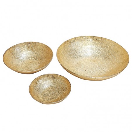 Bowl Kitchen Pack 3 unités Décoration | Plateaux en or - 600x1500x1500 cm