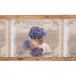 Oval Plate Lavender Kitchen | Boîtes et plateaux bleus - 2x13x45 cm