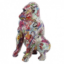 Gorilla Figure Figures | Animaux multicolores - 30x19x20 cm