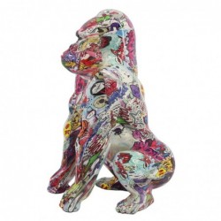 Gorilla Figure Figures | Animaux multicolores - 30x19x20 cm