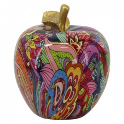 Figure de pomme Figures | Plusieurs multicolores - 13x11x11 cm