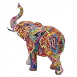 Signes Grimalt by SIGRIS - Figure d'éléphant Figures | Animaux multicolores - 19x8x22 cm