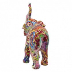 Signes Grimalt by SIGRIS - Figure d'éléphant Figures | Animaux multicolores - 19x8x22 cm