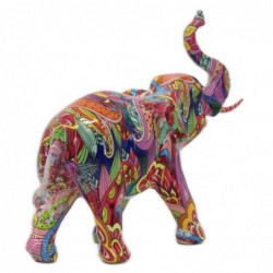 Signes Grimalt by SIGRIS - Figure d'éléphant Figures | Animaux multicolores - 19x8x22 cm