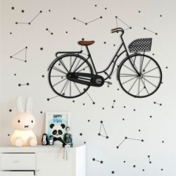 Signes Grimalt by Sigris - Wall Bicycle Wall Bike Wall | Plaques de métal noir - 55x5x90 cm