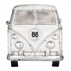 Mur Adorno Van Route 66 Mur Adorno | Plaques de métal blanc - 62x4x57 cm